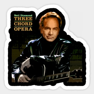 Portrait Three Chord Opera Sticker